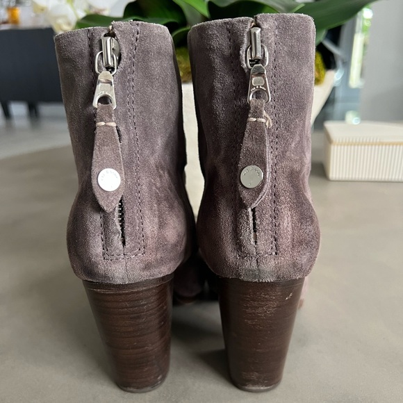 Rag & Bone Newbury Suede Bootie Size 37.5 - Picture 4 of 5